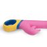 PMV20 Copy Dolphin - roterande vibrator med klitorisstimulator (rosa)