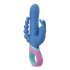 PMV20 Vice Double - roterande, trearmad vibrator (blå)