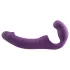 Easytoys - uppladdningsbar strap-on vibrator utan sele - lila