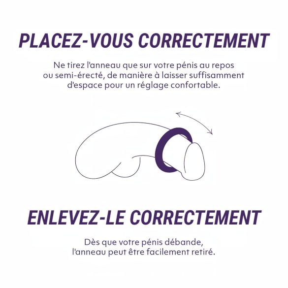 Boners - vibratorisk penisring - uppladdningsbar, vattentät - grå