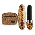 Panthra Asha - uppladdningsbar leopardsvart läppstiftsvibrator