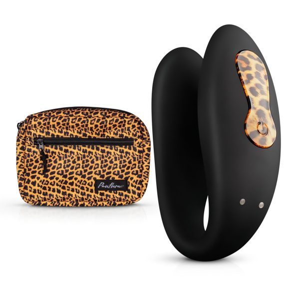 Panthra Zuna - Uppladdningsbar, Vattentät Partner-Vibrator (Leopard-Svart)