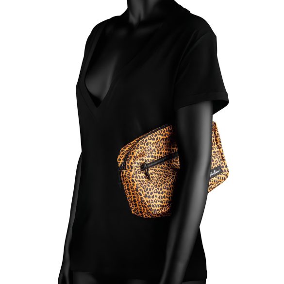 Panthra Shaka Wand - uppladdningsbar massagevibrator - leopard svart