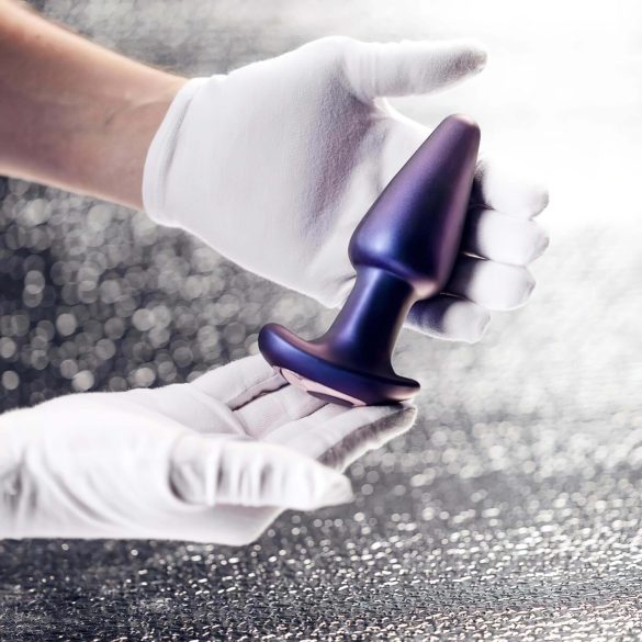 Hueman Meteoroid - analvibrator med roterande kulor och fjärrkontroll - lila