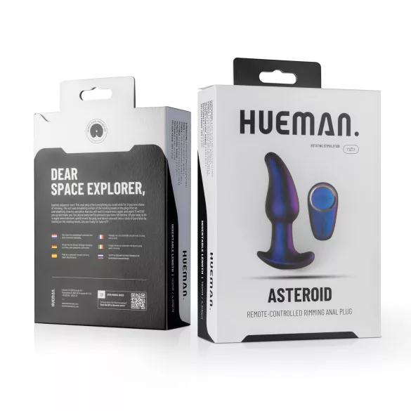 Hueman Asteroid - roterande pärlanalvibrator - lila
