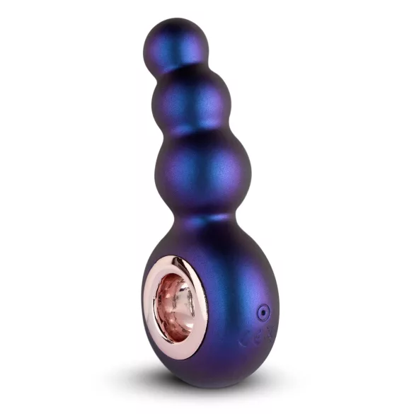 Hueman - uppladdningsbar analvibrator med pärlor - lila