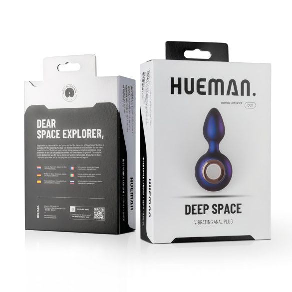 Hueman Deep Space - analvibrator med batteri - lila