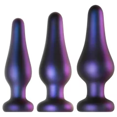 Hueman Comets - analplugg set - silikon - 3 delar - lila