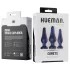Hueman Comets - analplugg set - silikon - 3 delar - lila
