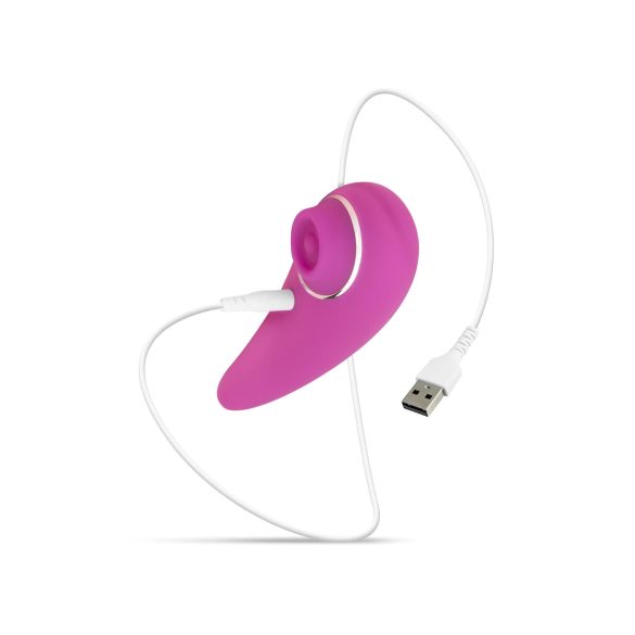 Easytoys - klitorisstimulator vibrator - uppladdningsbar vattentät - rosa