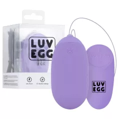   LUV EGG XL - bärbart uppladdningsbart, radiostyrt vibrerande ägg (lila)