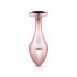 Rosy Gold Analplugg - Svart sten (roseguld)