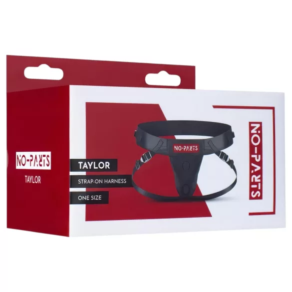 No-Parts Taylor - strap-on sele med dubbla O-ringar - justerbar S-L