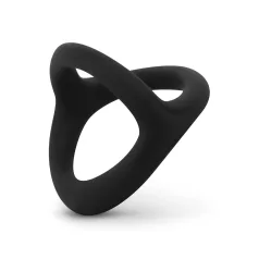  Easytoys Desire Ring - penisring och pungband - flexibel silikon - svart