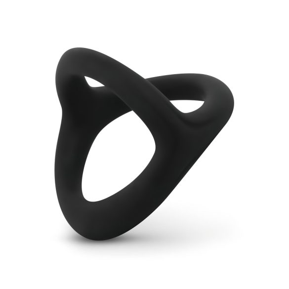 Easytoys Desire Ring - flexibel penis- och testikelring (svart)