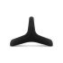 Easytoys Desire Ring - flexibel penis- och testikelring (svart)