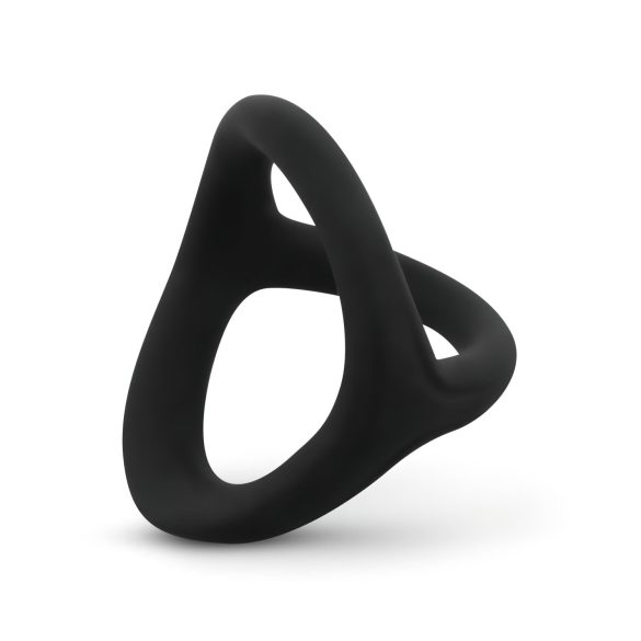 Easytoys Desire Ring - penisring och pungband - flexibel silikon - svart