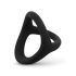 Easytoys Desire Ring - flexibel penis- och testikelring (svart)