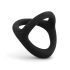 Easytoys Desire Ring - penisring och pungband - flexibel silikon - svart