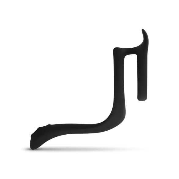 Easytoys - penisring och pungband - flexibel silikon svart