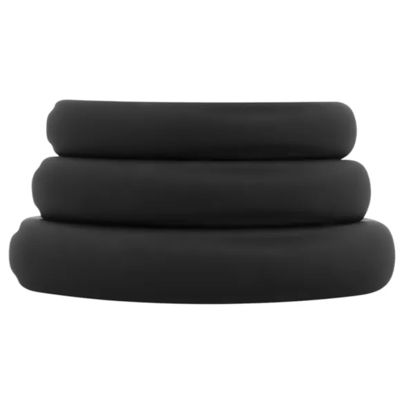 Easytoys - penisring set - 3-pack - svart