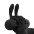 Easytoys Share Ring - vibrerande penis- och testikelring (svart)
