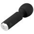 Easytoys - minivibrator wand - uppladdningsbar - svart