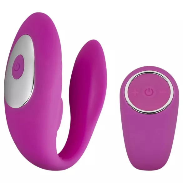 Easytoys - parvibrator med fjärrkontroll - vattentät - rosa