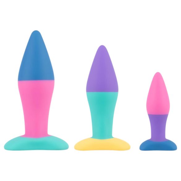 PMV20 Koda - analplugg set - flerfärgad