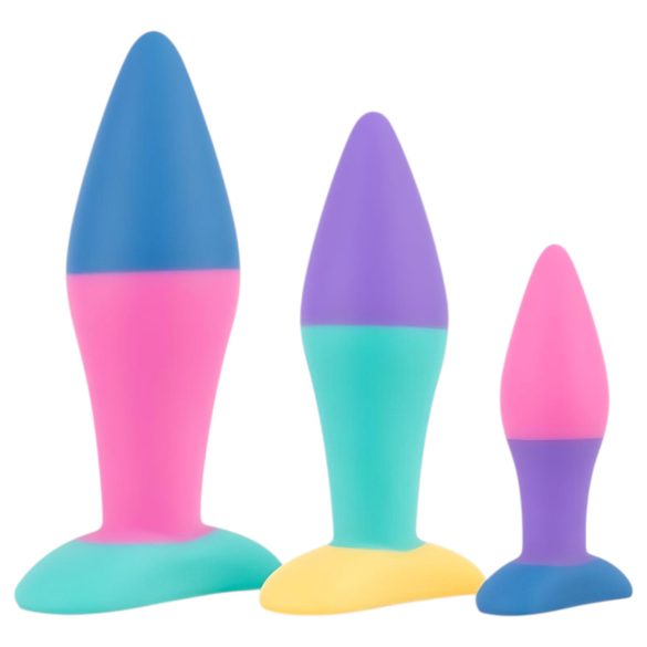 PMV20 Koda - analplugg set - flerfärgad