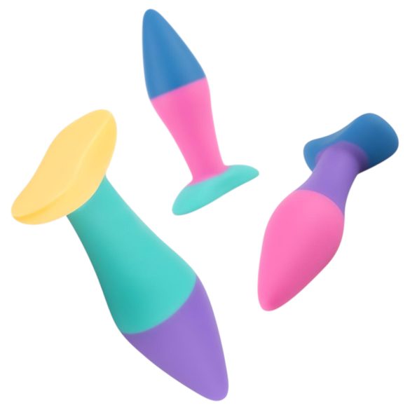 PMV20 Koda - analplugg set - flerfärgad