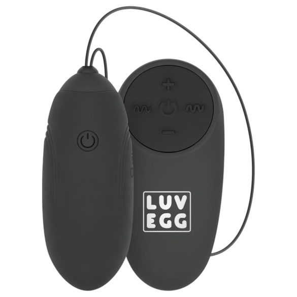 LUV EGG - vibratorägg uppladdningsbar fjärrkontroll svart
