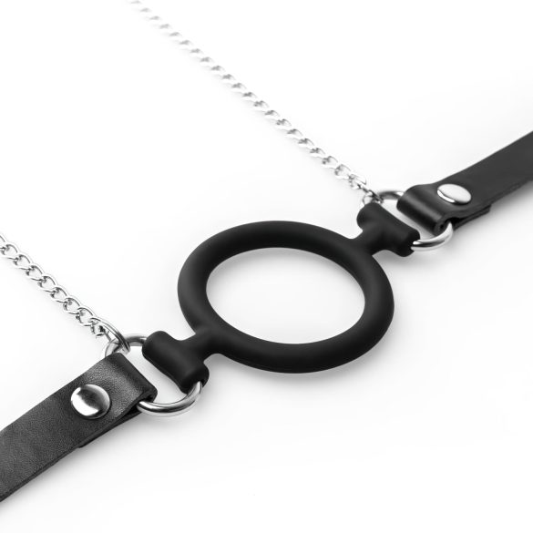 Bedroom Fantasies - munspärr och bröstklämmor - silver-svart