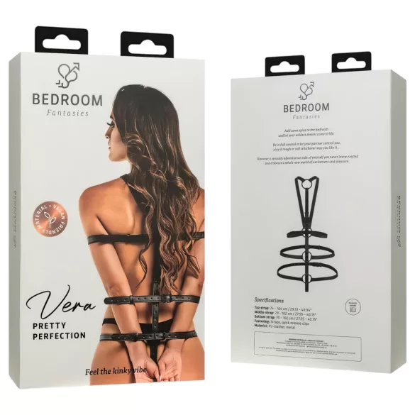 Bedroom Fantasies - bondageharness - justerbar - svart