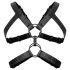 Sovrum Fantasier Rocco - kroppsharness topp (svart) - S-XL
