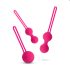 Easytoys - knipkulor set - 3 delar - rosa