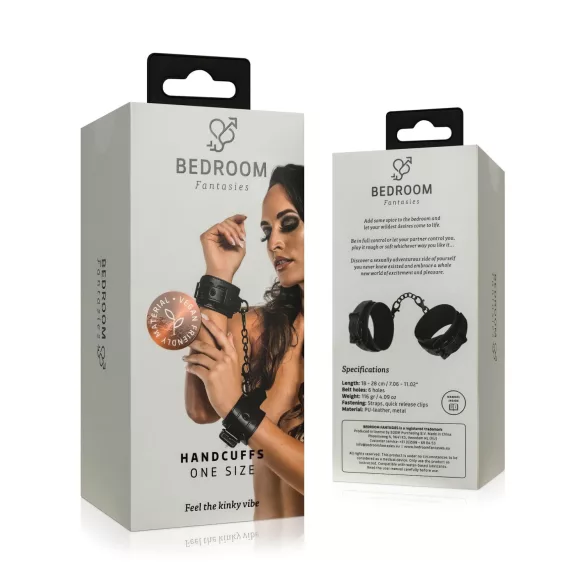 Bedroom Fantasies - handledsbojor med kedja - svart