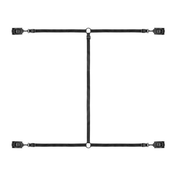 Bedroom Fantasies - sängfästes set - svart