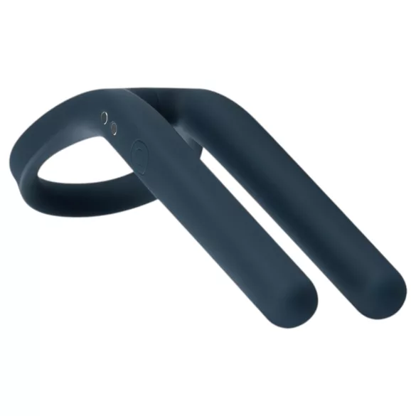 Boners - penisring och vibrator för pung - uppladdningsbar - blå