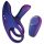 Hueman Infinity Ignite - Vibrerande Penis- och Pung-ring (Lila)