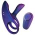 Hueman Infinity Ignite - Vibrerande Penis- och Pung-ring (Lila)