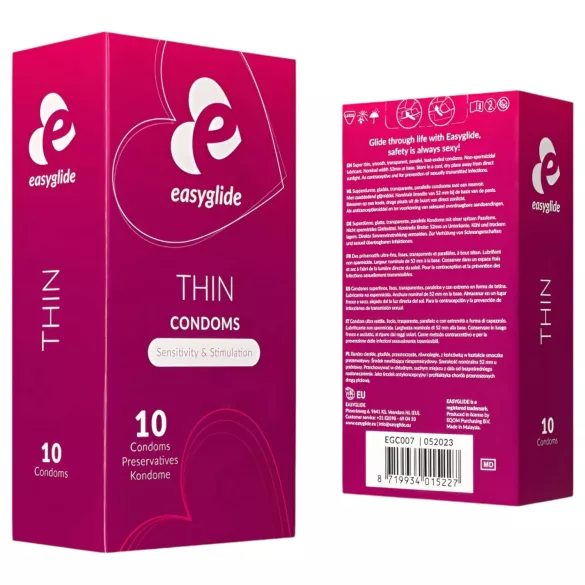 EasyGlide - kondom - ultratunn - 10 st