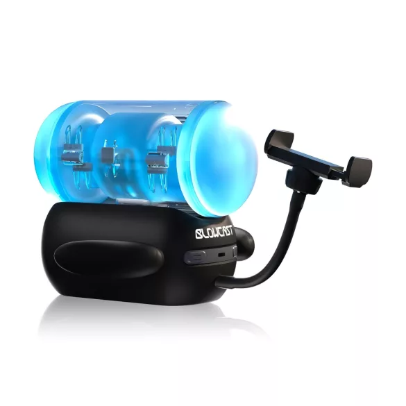 Blowcast Wingman Pro - automatisk masturbator - blå/svart