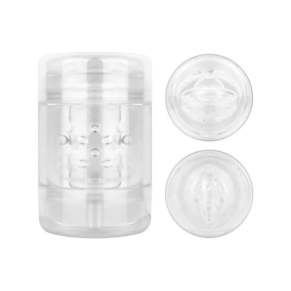 FPPR. - dubbeländad masturbator - vagina & mun - transparent