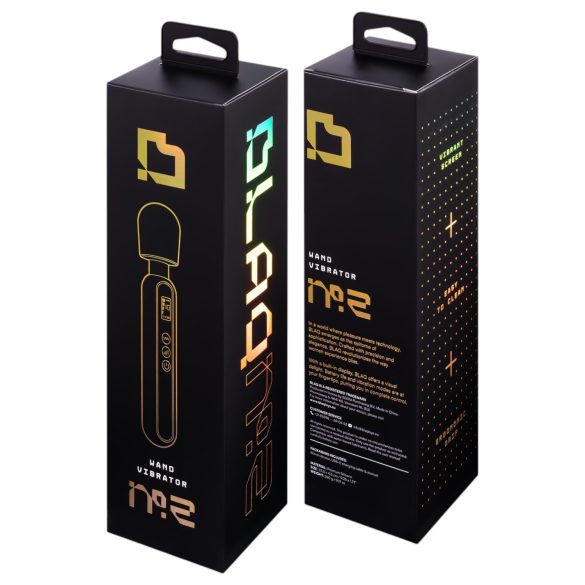 BLAQ - vibrator med digital massage - svart