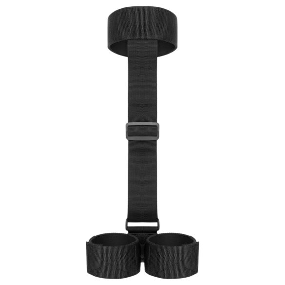 Sovrumsfantasier - mjuk krage och handbojor (svart)