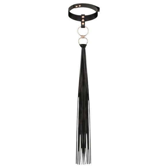 Rosy Gold - halsband & spankare (svart)