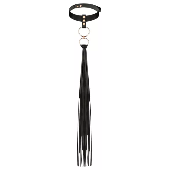 Rosy Gold - halsband och paddel - svart