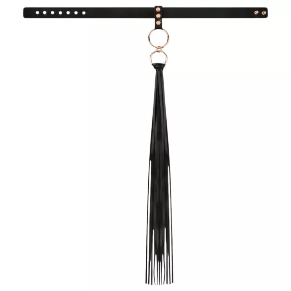 Rosy Gold - halsband och paddel - svart