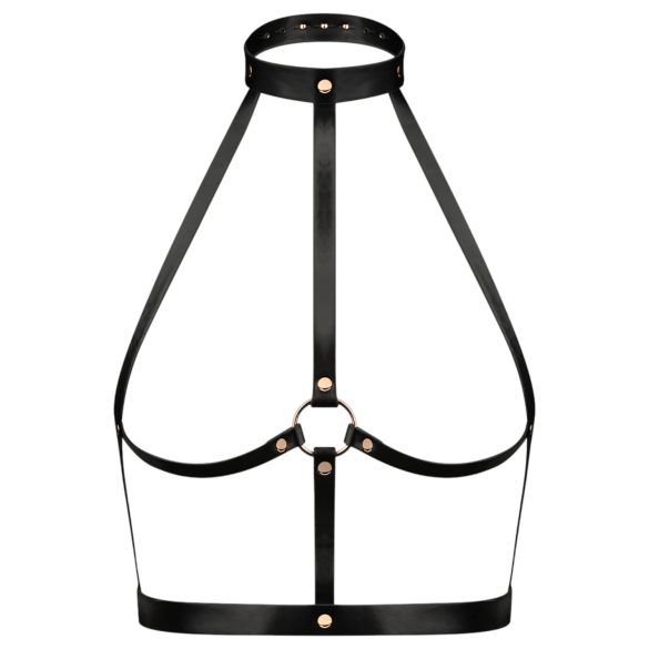 Rosy Gold - kroppsharness - svart/roséguld